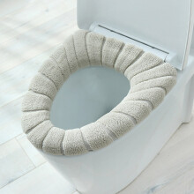 Coussinets de siège de toilette plus épais, doux et chauds – Extensibles, lavables, faciles à installer, compatibles avec les toilettes standard