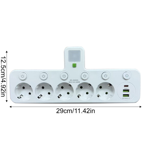 Multipresa Smart Tower con porte USB e individuali 2
