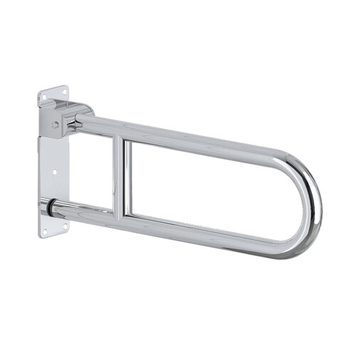 Stainless Steel Bathroom Handrail 23.6 Inch Foldable