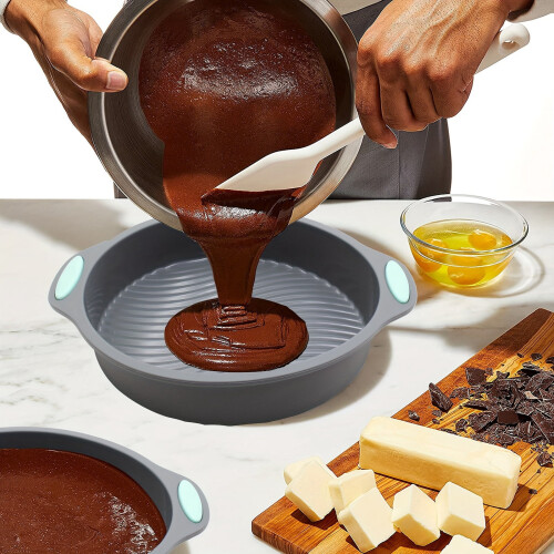 YujiCraft silikonkakeform, varmebestandig non-stick, 2