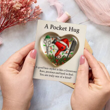 Pocket Hug Heart Gift Card 4x3 in