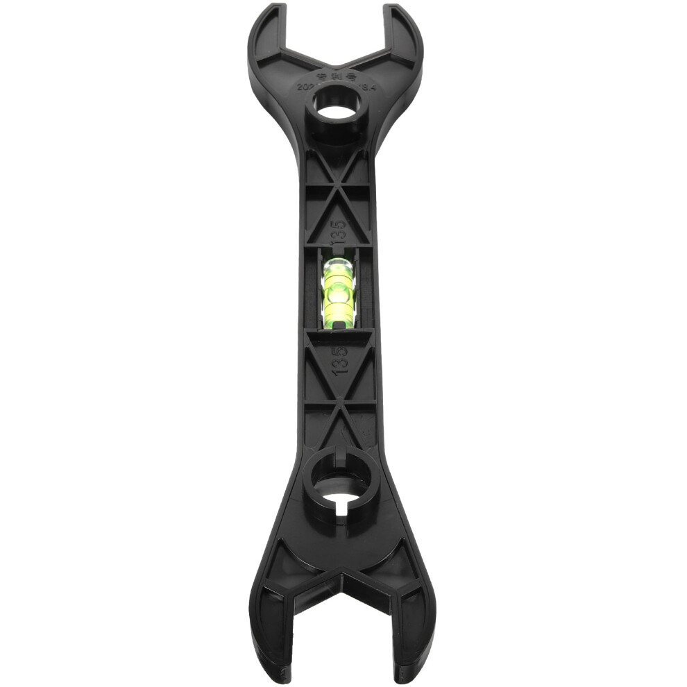 Shower Drain Removal Tool And Faucet Wrench With Built In Level In Black 9027700992092