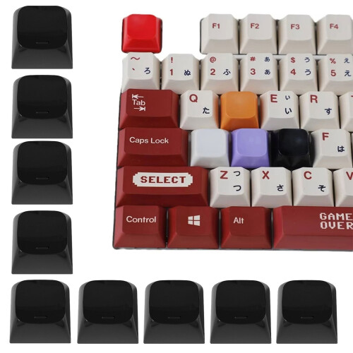 10pcs Jelly Keycaps Features Blind Dots Identification for Gaming and Programming Mechanical Keyboards 1