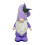 Lavender Christmas Gnome Ornament Purple One Size 1