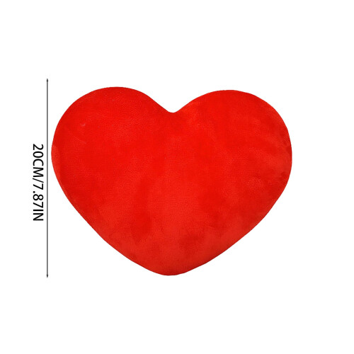 Peluche con forma de corazón, verde, 20 cm (8 pulgadas) 1