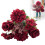 Künstlicher Rosen- und Chrysanthemenstrauß, rot, 1 Stück 1