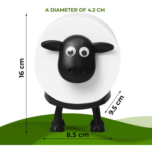 Σετ 3 θέσεων για χαρτί υγείας Sheep – Ελεύθερη τοποθέτηση, τρισδιάστατη εκτύπωση, 2