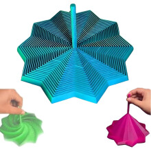 3D-tulostettu sensorinen fidget-tähti kahvalla