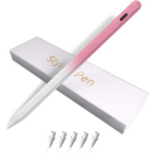 Styluspen compatibel met iPad Pencil voor 9e en 10e generatie, snelladen, handpalmherkenning, kantelgevoeligheid — Werkt met iPad Pro, Mini, Air en