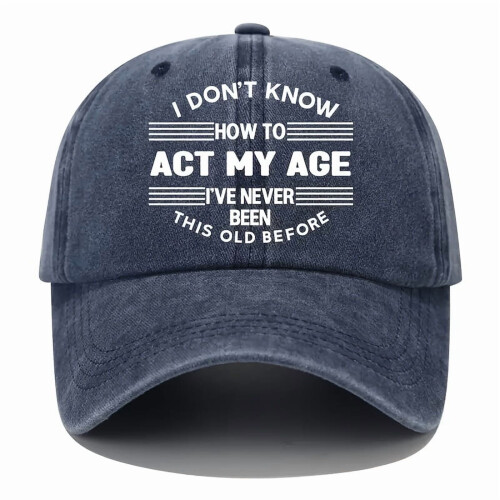 ACT MY AGE Verstelbare polyester baseballpet