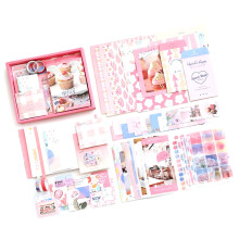 Scrapbooking-Set mit Vintage-Papierrahmen