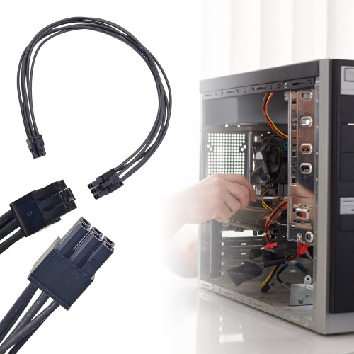 PCIe 6-pins naar 6-pins GPU-voedingsverlengadapter 1