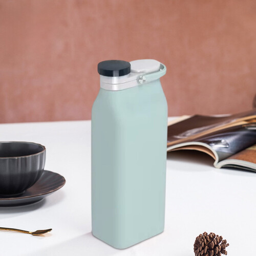 20oz Foldable Silicone Water Bottle Food Grade Leakproof