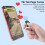 Rechargeable Bluetooth Shutter Remote for Smartphone Camera—Scroll Videos, Turn Pages, Adjust Volume, Compatible with TikTok 4