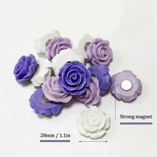 Rose Flower Decor for Fridge Locker Whiteboard (15 pcs) 2