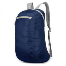 Dark Blue Lightweight Water-Resistant Camping Backpack