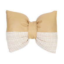 Coussin décoratif à nœud papillon – Joli coussin lombaire en forme de nœud, pour canapé, lit, salon, chambre et voiture (Compatible avec les