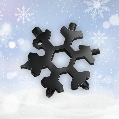 18-in-1 Snowflake Multitool van roestvrij staal