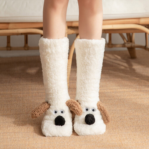 Άνετες κάλτσες Cozy Fuzzy Slipper για άνδρες και γυναίκες – Ζεστές κάλτσες μικροϊνών για 2