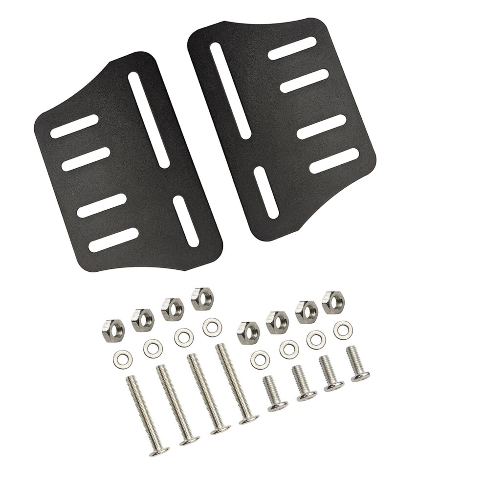 Metal Headboard Bracket Bed Frame Adapter/Connector Plate For Secure Bed Frame Attachments And Easy Assembly