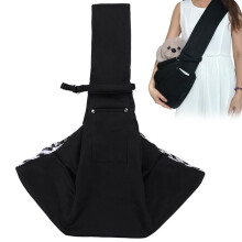 Dog and Cat Sling Carrier, Hands Free Reversible Pet Papoose Bag - Soft Pouch and Tote Design, Suitable for Puppy, Small Dogs Cats Outdoor
