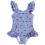 Μαγιό Tankini με φλοράλ print και βολάν για κορίτσια 3-4 ετών, μπλε, για παραλία και 6