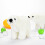 Kerstset met pluche ijsbeertjes, wit, 3 stuks 1