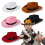 Vintage καπέλο Homburg με διακόσμηση αστεριών για ενήλικες 2