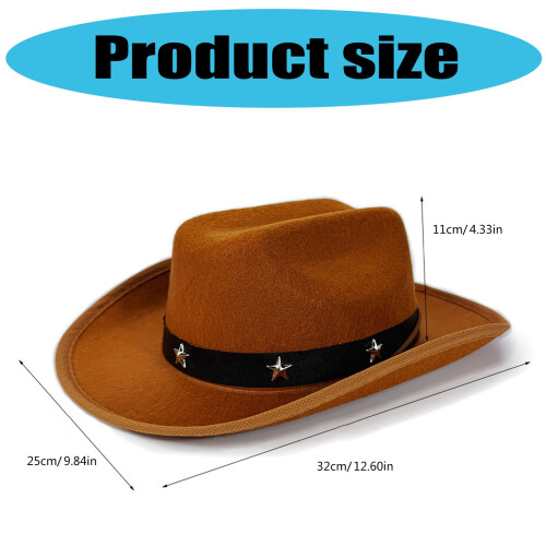 Vintage καπέλο Homburg με διακόσμηση αστεριών για ενήλικες 2