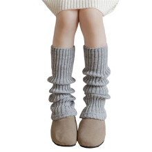 Fashionable Knitted Leg Warmer for Girls Comfortable and Stretchable Socks Sleeve for Infants Girls 3 to 13 Years