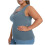 Γυναικεία αμάνικα μπλουζάκια σε μέγεθος plus size, μονόχρωμα, καμιζόλα με 5
