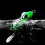2 stuks baitcasting soft frog 3,5 cm/6 g mini kunstmatig kunstaas 3
