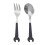 Creative Steel Spanner Spoon Fork Wrench Design-black silver 1