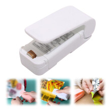 Portable Mini Heat Sealer for Bags – Handheld Food Vacuum Sealer, Kitchen Gadget, Compatible with Standard Bags