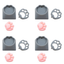 Silicone CatPaw Keycaps Quiet Typing Comfortable Soft Touch AntiSlip Caps for Gaming and Office Keyboards