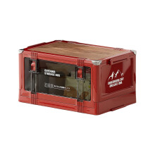 Water Resistant Foldable Container for Camping and Home-Red