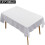 Mantel rectangular brillante de color liso 1