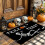 Tapete de porta de Halloween com estampa de esqueleto, fantasma e abóbora, 40x75 cm (16x30 polegadas) 1