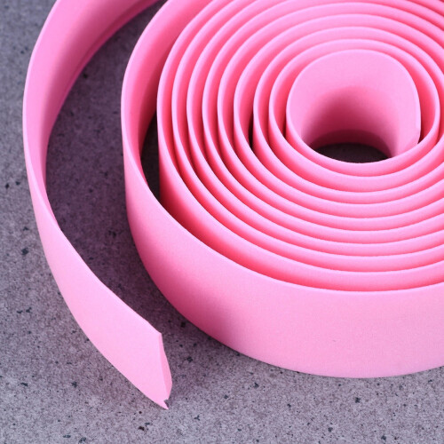 1Pair Pink Bicycle Handlebar Tape with Cork Thin Wall Anti Slip Design 2