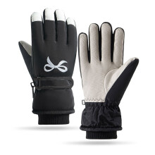 Winter Ski Gloves Thickened Women's Outdoor Cycling Windproof Water-Repellent Non-Slip Touchscreen Warm Gloves for Skiing and Sports