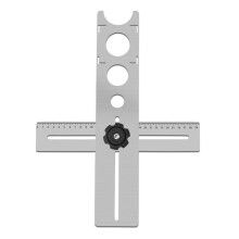 Multipurpose Drill Guide Ruler for Accurate Hole Drilling Locator Positioning Tool for Homeowners and Professional