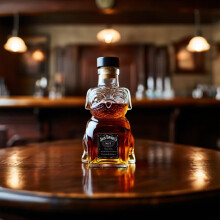 Quirky Stereoscopic Animal Whisky Decanter – Glass Bottle for Whisky, Vodka, Tequila | Compatible with Home Bar, Office Decor & Gifting