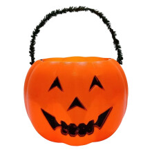 Halloween madopbevaringsboks orange 1 stk.