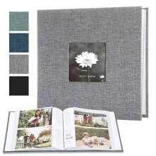 Leinenfotoalbum 4x6 Zoll, 300 Fotos, Groß