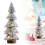 4 mini snöflingejulgranar 15-29 cm set 1