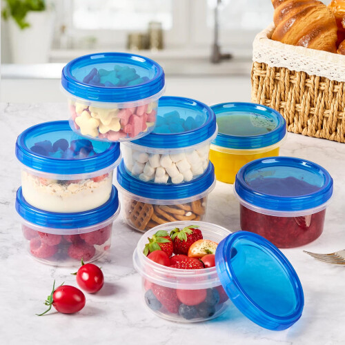 Δοχεία προετοιμασίας γευμάτων 8oz, 10 τεμάχια, πλαστικά δοχεία αποθήκευσης 2