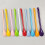 (Πράσινο) Πλαστικό χρώμα καραμέλας με μακριά λαβή Κουτάλια επιδόρπιου Κουτάλι 3