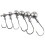 Angelköder, Jigs, verpackte Softbaits für Barsch und Flussbarsch, Gummiköder mit Spiralschwanz, Imitationsköder, Jigkopfhaken 6