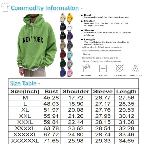 Cuoff Hoodies Φούτερ Χειμερινά Χαλαρά Στάμπα Casual Μόδα Αθλητικά Φούτερ με Κουκούλα για 1