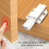 Auto Closing Cabinet Latches Set Moisture Resistant Design Easy Installation Push Release Cabinets Hardware Set 2